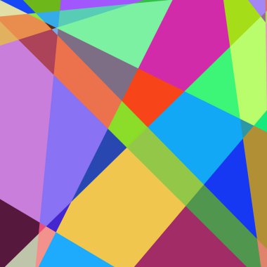 Geometrik soyutlama üretken sanat arkaplan çizimi