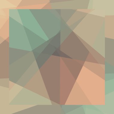 Soyut hesaplama rengi Polygones arkaplan çizimi