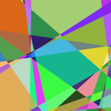 Geometrik soyutlama üretken sanat arkaplan çizimi