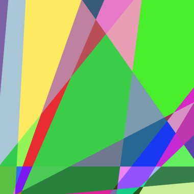 Geometrik soyutlama üretken sanat arkaplan çizimi