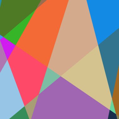 Geometrik soyutlama üretken sanat arkaplan çizimi