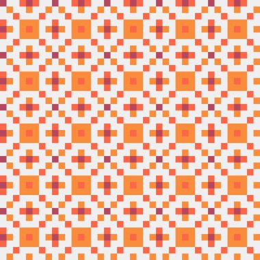 Soyut çapraz desenli üretken hesaplama sanatı çizimi