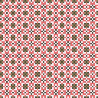 Soyut çapraz desenli üretken hesaplama sanatı çizimi