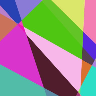 Geometrik soyutlama üretken sanat arkaplan çizimi