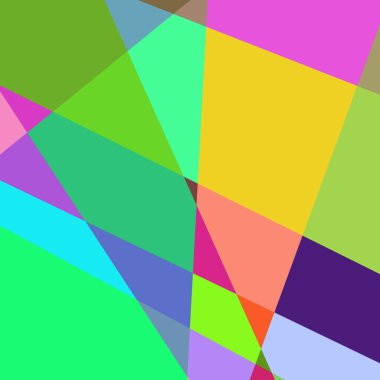 Geometrik soyutlama üretken sanat arkaplan çizimi