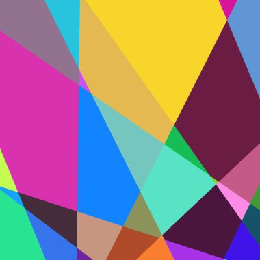 Geometrik soyutlama üretken sanat arkaplan çizimi