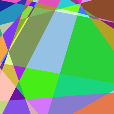 Geometrik soyutlama üretken sanat arkaplan çizimi