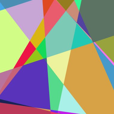 Geometrik soyutlama üretken sanat arkaplan çizimi