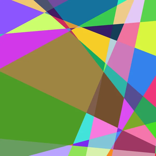 Geometrische Abstraktion Generative Kunst Hintergrund Kunst Illustration — Stockvektor