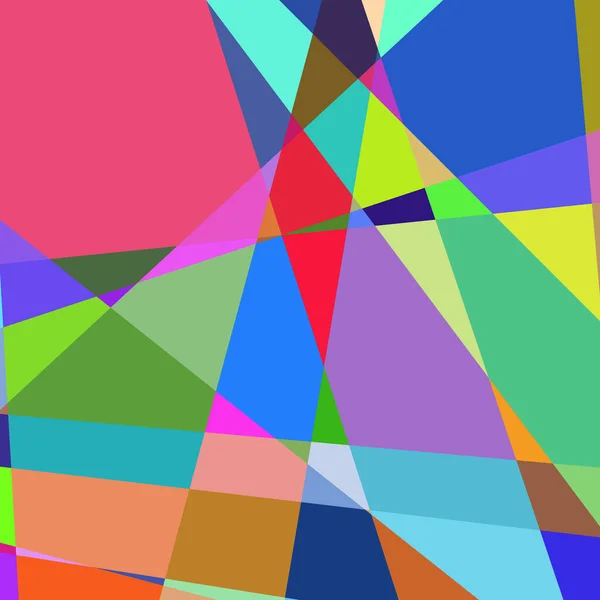 Geometric Abstraction Generative Art Background Art Illustration — Stok Vektör