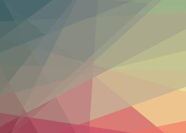 Soyut hesaplama rengi Polygones arkaplan çizimi