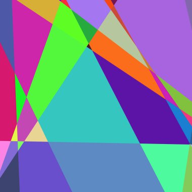 Geometrik soyutlama üretken sanat arkaplan çizimi