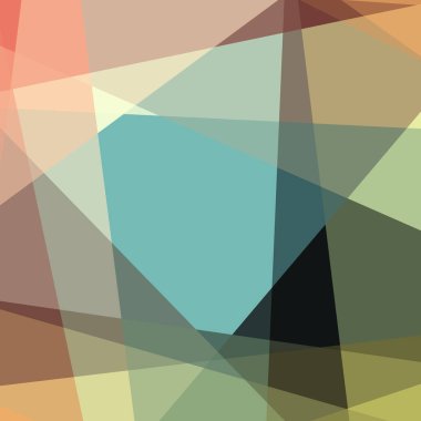 Soyut hesaplama rengi Polygones arkaplan çizimi