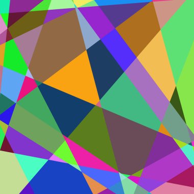 Geometrik soyutlama üretken sanat arkaplan çizimi