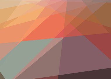 Soyut hesaplama rengi Polygones arkaplan çizimi