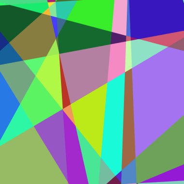 Geometrik soyutlama üretken sanat arkaplan çizimi