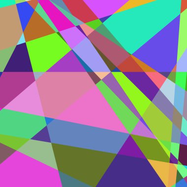 Geometrik soyutlama üretken sanat arkaplan çizimi