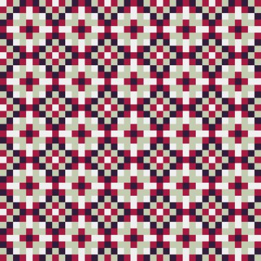 Soyut çapraz desenli üretken hesaplama sanatı çizimi