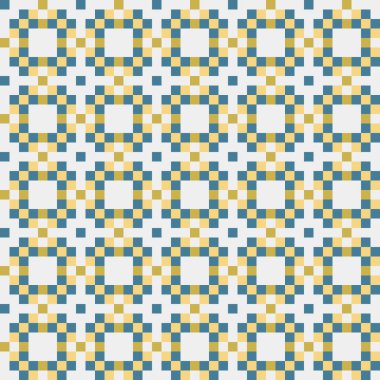 Soyut çapraz desenli üretken hesaplama sanatı çizimi