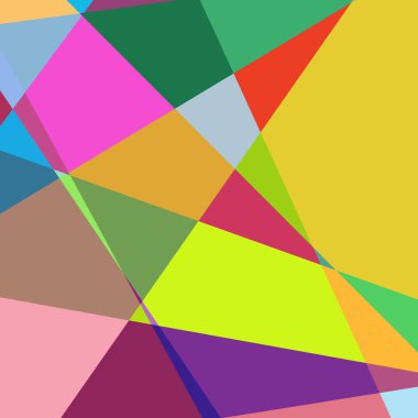 Geometrik soyutlama üretken sanat arkaplan çizimi