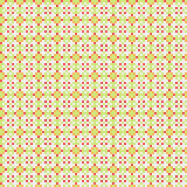 Soyut çapraz desenli üretken hesaplama sanatı çizimi