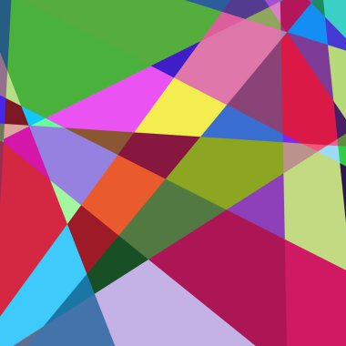 Geometrik soyutlama üretken sanat arkaplan çizimi