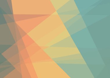 Soyut hesaplama rengi Polygones arkaplan çizimi