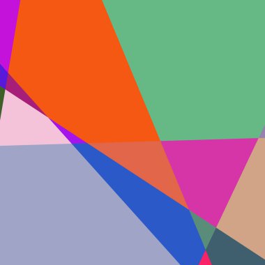 Geometrik soyutlama üretken sanat arkaplan çizimi