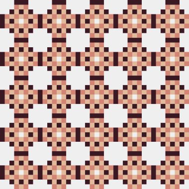 Soyut çapraz desenli üretken hesaplama sanatı çizimi