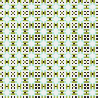 Soyut çapraz desenli üretken hesaplama sanatı çizimi