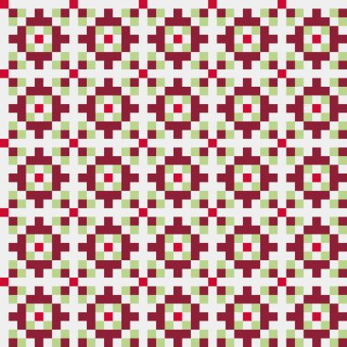 Soyut çapraz desenli üretken hesaplama sanatı çizimi