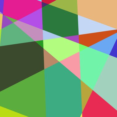 Geometrik soyutlama üretken sanat arkaplan çizimi