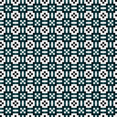 Soyut çapraz desenli üretken hesaplama sanatı çizimi