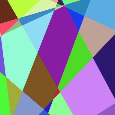 Geometrik soyutlama üretken sanat arkaplan çizimi