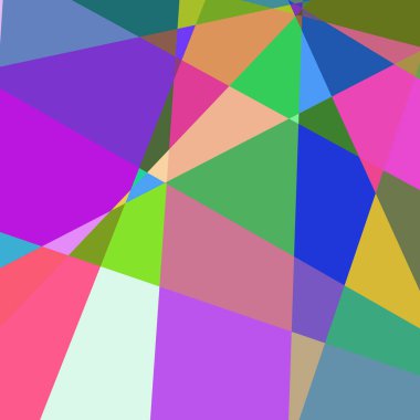 Geometrik soyutlama üretken sanat arkaplan çizimi