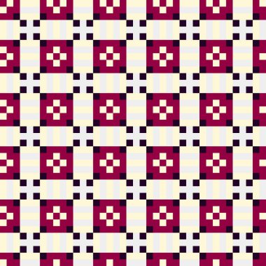 Soyut çapraz desenli üretken hesaplama sanatı çizimi