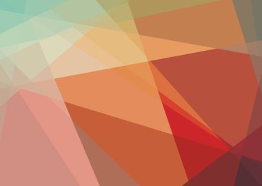 Soyut hesaplama rengi Polygones arkaplan çizimi