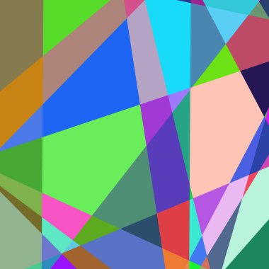 Geometrik soyutlama üretken sanat arkaplan çizimi