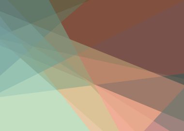 Soyut hesaplama rengi Polygones arkaplan çizimi