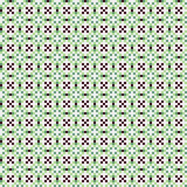 Soyut çapraz desenli üretken hesaplama sanatı çizimi