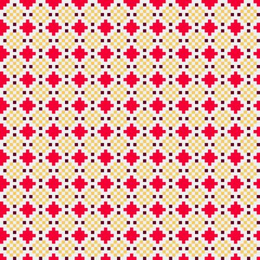 Soyut çapraz desenli üretken hesaplama sanatı çizimi