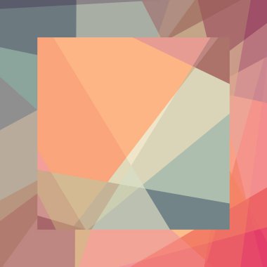 Soyut hesaplama rengi Polygones arkaplan çizimi