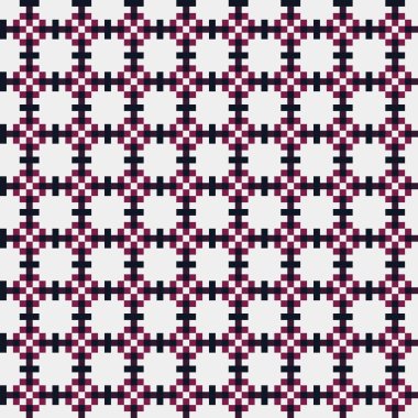 Soyut çapraz desenli üretken hesaplama sanatı çizimi