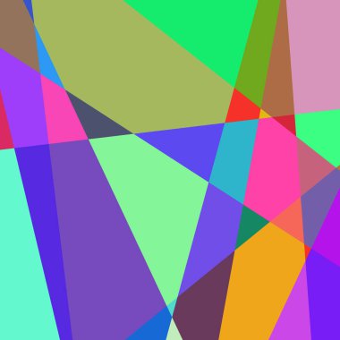 Geometrik soyutlama üretken sanat arkaplan çizimi