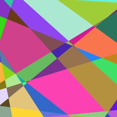 Geometrik soyutlama üretken sanat arkaplan çizimi