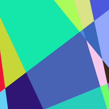 Geometrik soyutlama üretken sanat arkaplan çizimi