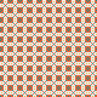 Soyut çapraz desenli üretken hesaplama sanatı çizimi