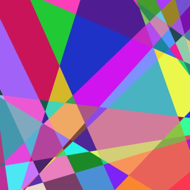 Geometrik soyutlama üretken sanat arkaplan çizimi