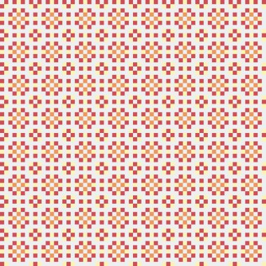 Soyut çapraz desenli üretken hesaplama sanatı çizimi