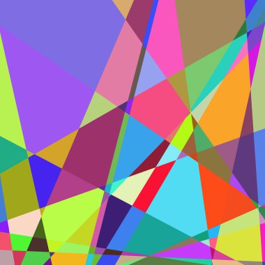 Geometrik soyutlama üretken sanat arkaplan çizimi